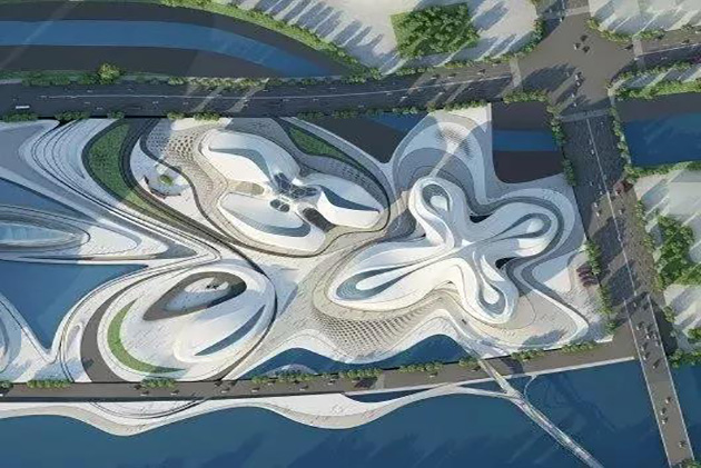 扎哈在中国的遗作在长沙落成 幕墙建造难度令人惊叹