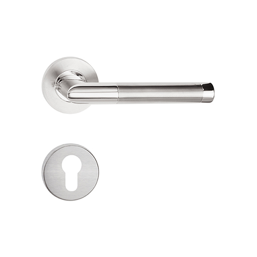 Hollow stainless steel lever handle LH-1015