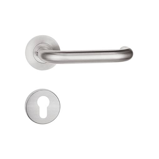 Hollow stainless steel lever handle LH-1002
